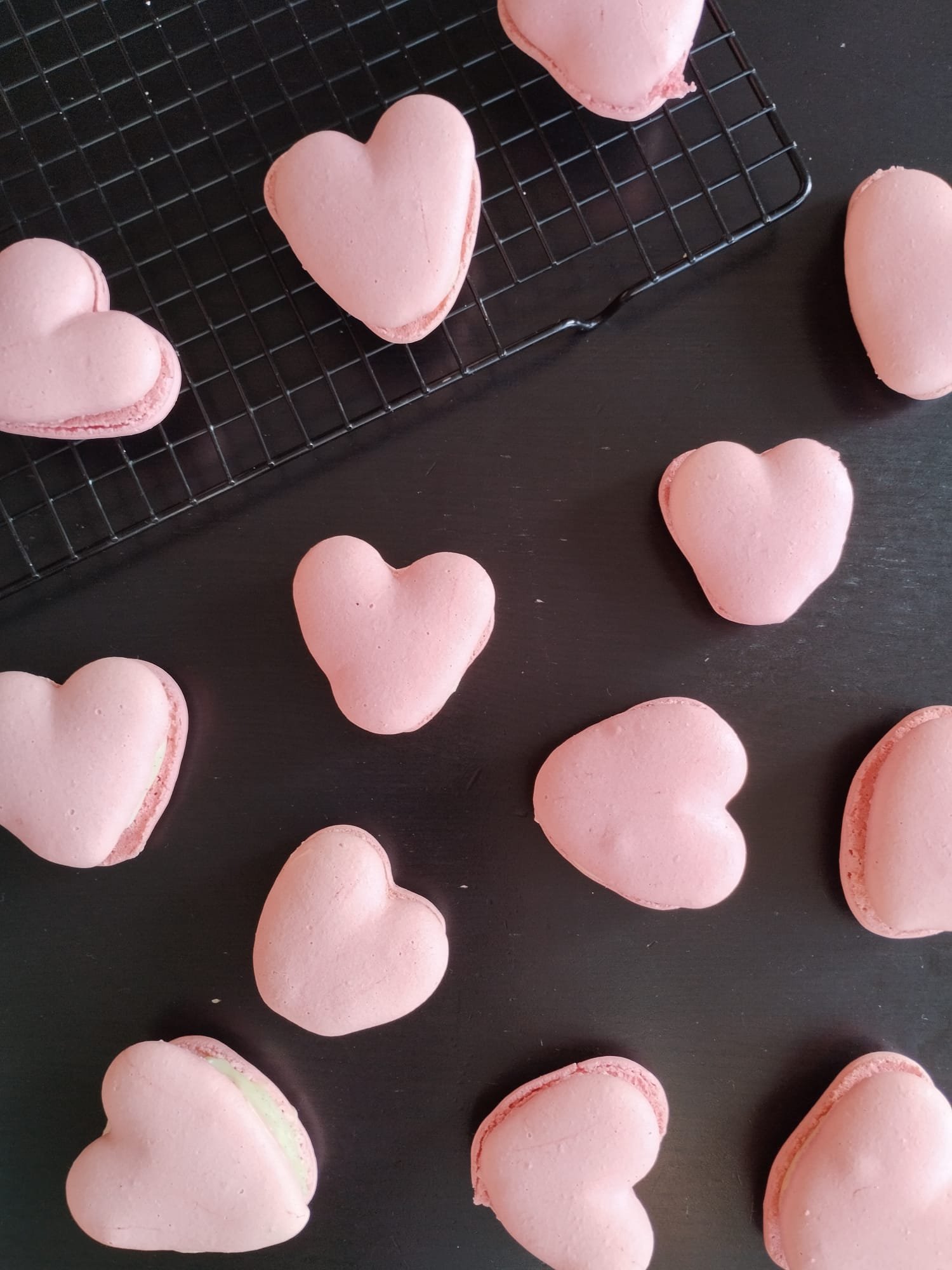 Heart shape macaron