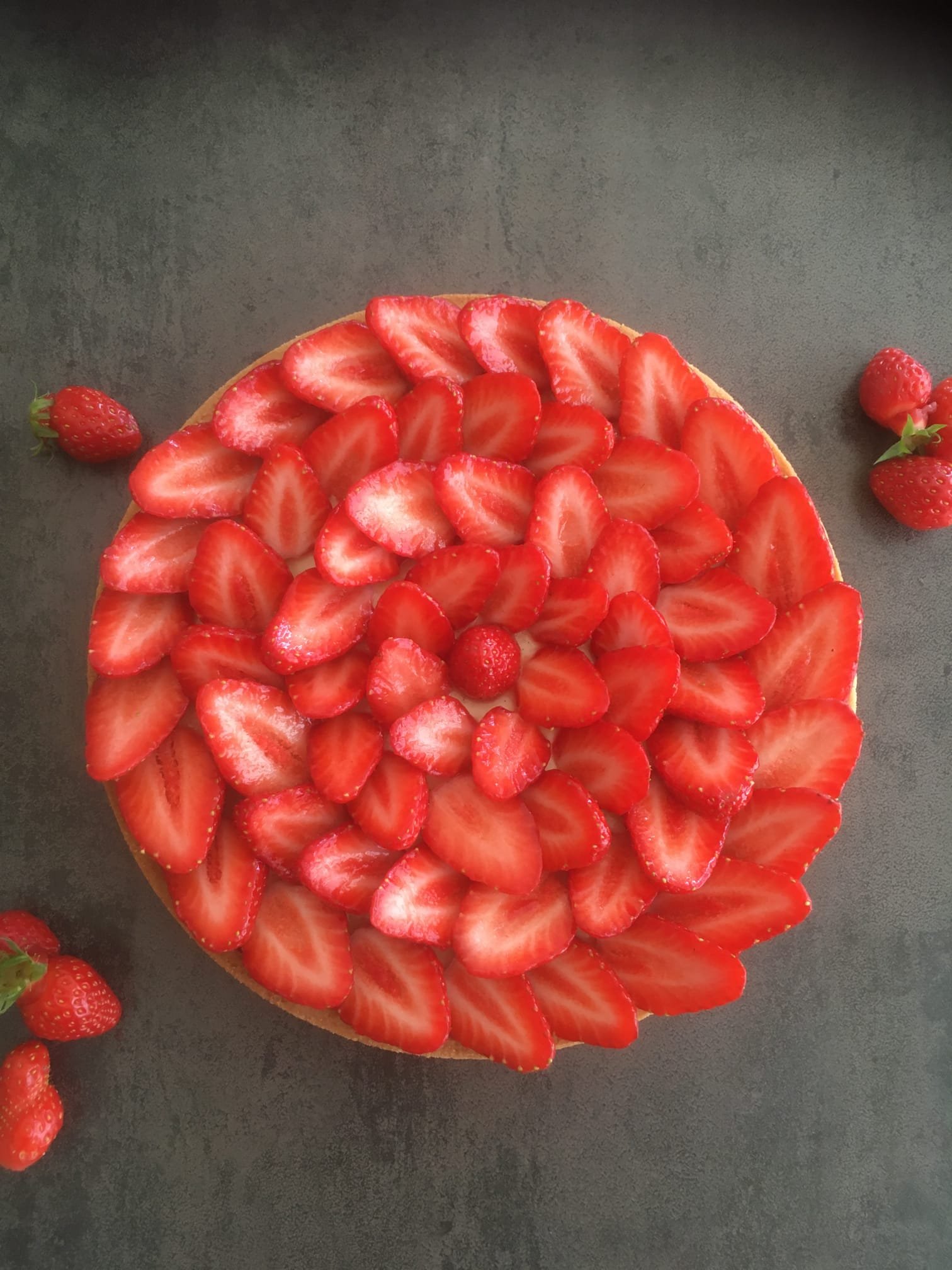 tarte aux fraises